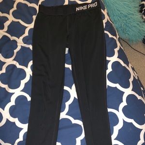 nike kids black leggings